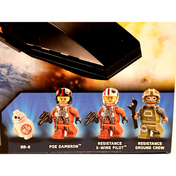 POE'S X-WING FIGHTER Star Wars LEGO Set #75102 NEW Sealed RETIRED Unopened - Picture 6 of 16